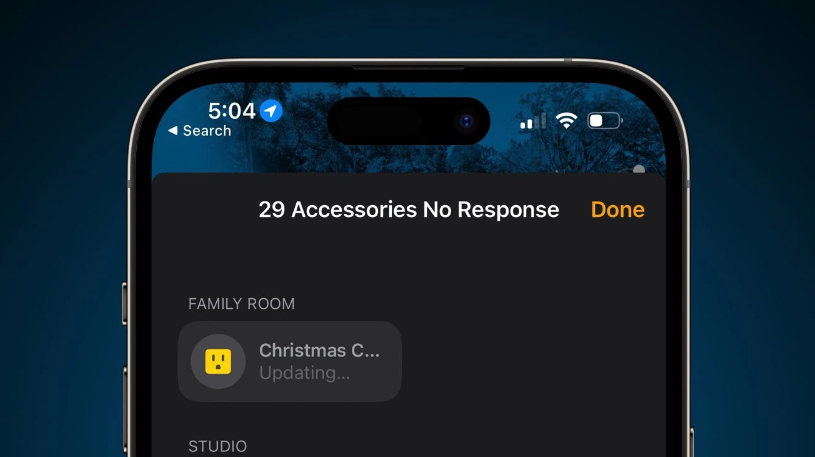木里苹果手机维修分享iOS 16.2 用户升级 HomeKit 时卡死怎么办 